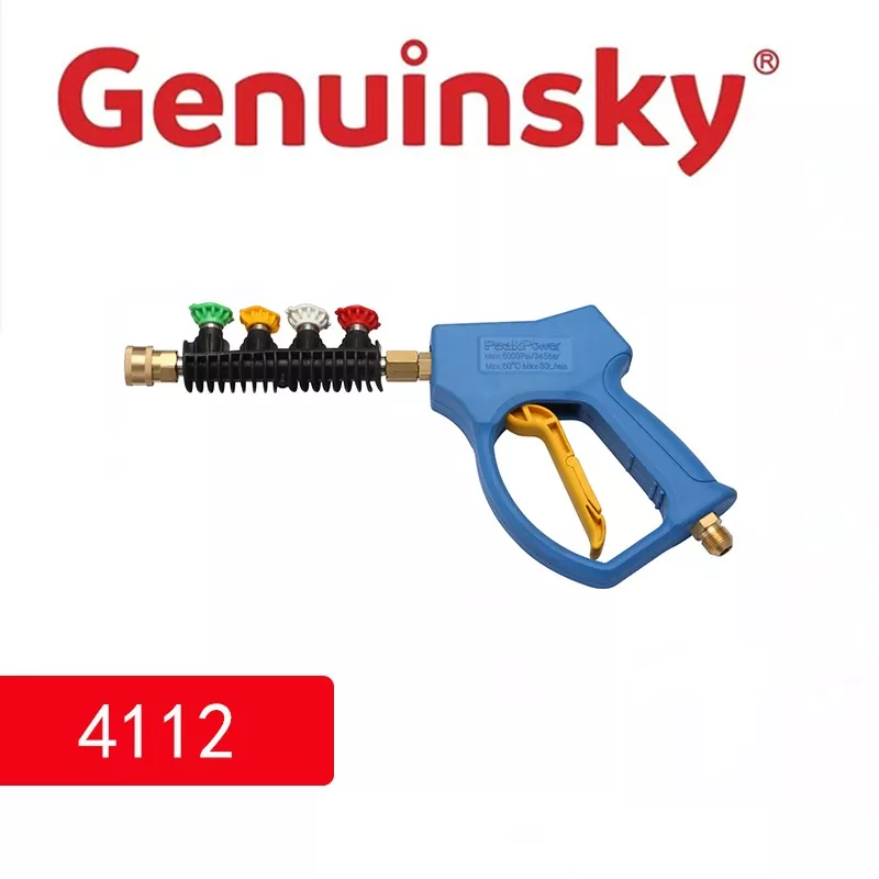 250bar 350bar bilvask pistol med farverig dyse